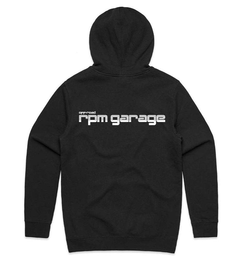 RPM Garage Logo Zip Hoodie - Black