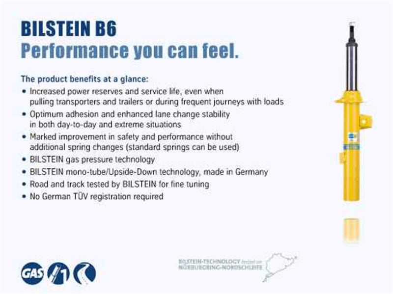 Bilstein B6 (HD) Series 97-02 Freightliner X-Line 46mm Rear Monotube Shock Absorber
